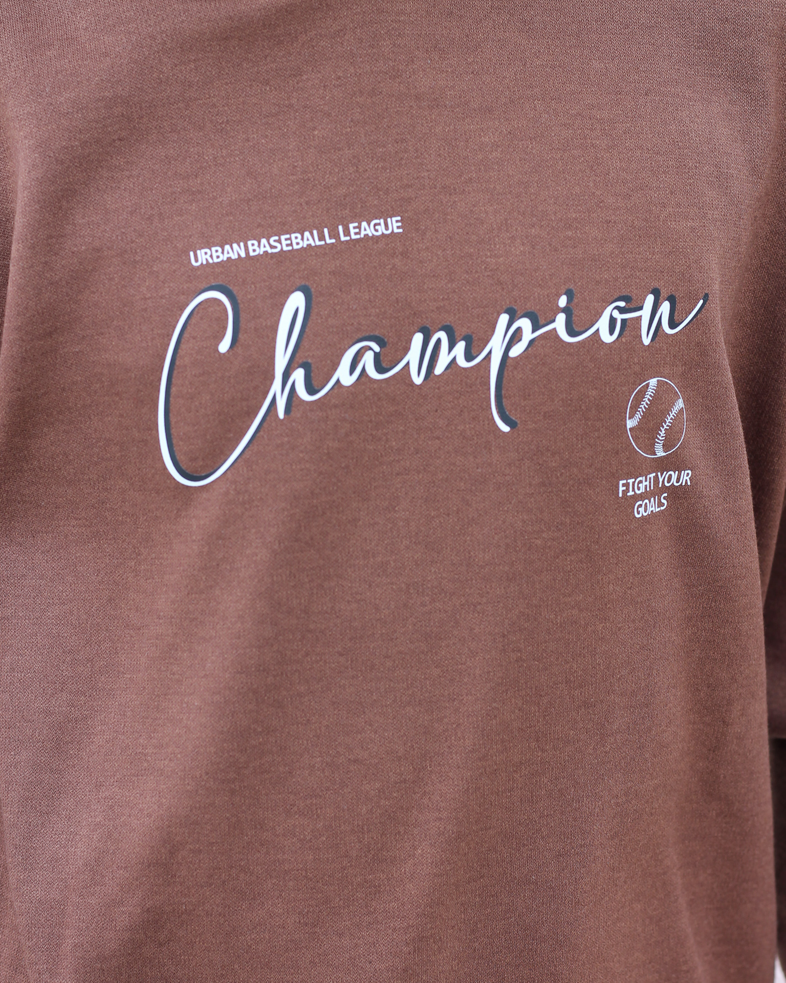 Hoodie Champion para niños, tallas 8 a 12 Café
