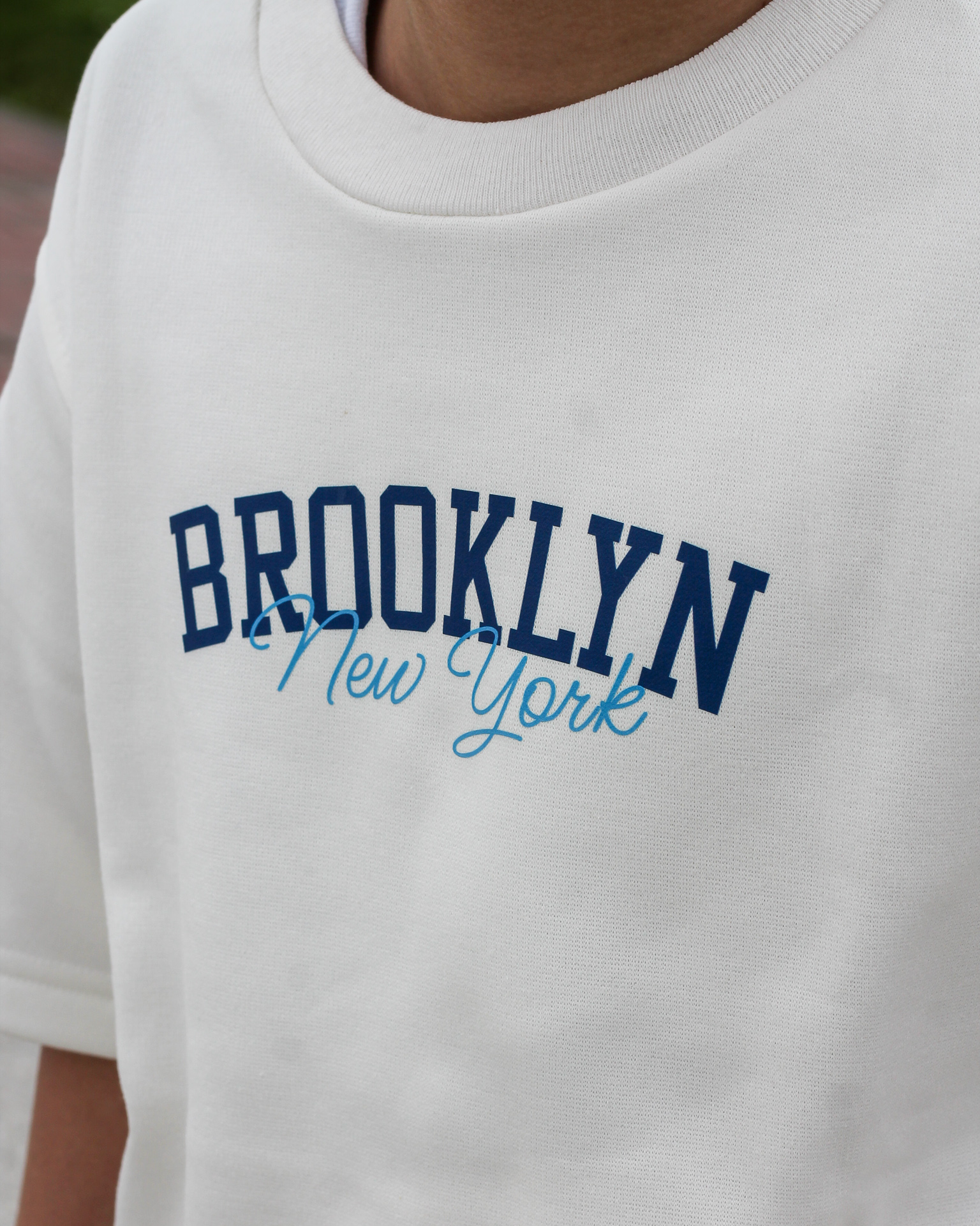 Set Brooklyn para niños, tallas 8 a 12 Blanco