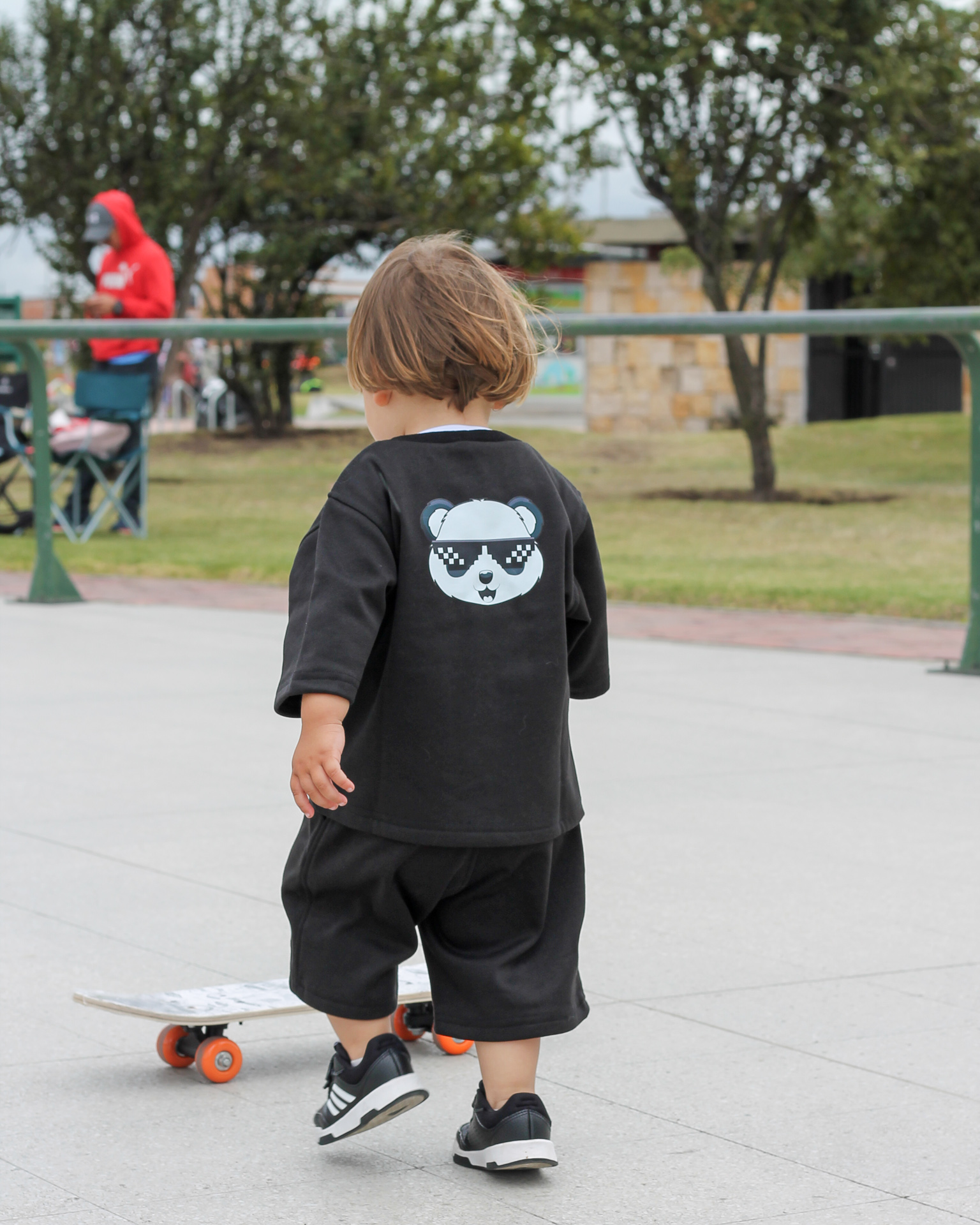 Set Courage para niños, tallas 4 a 6 Negro