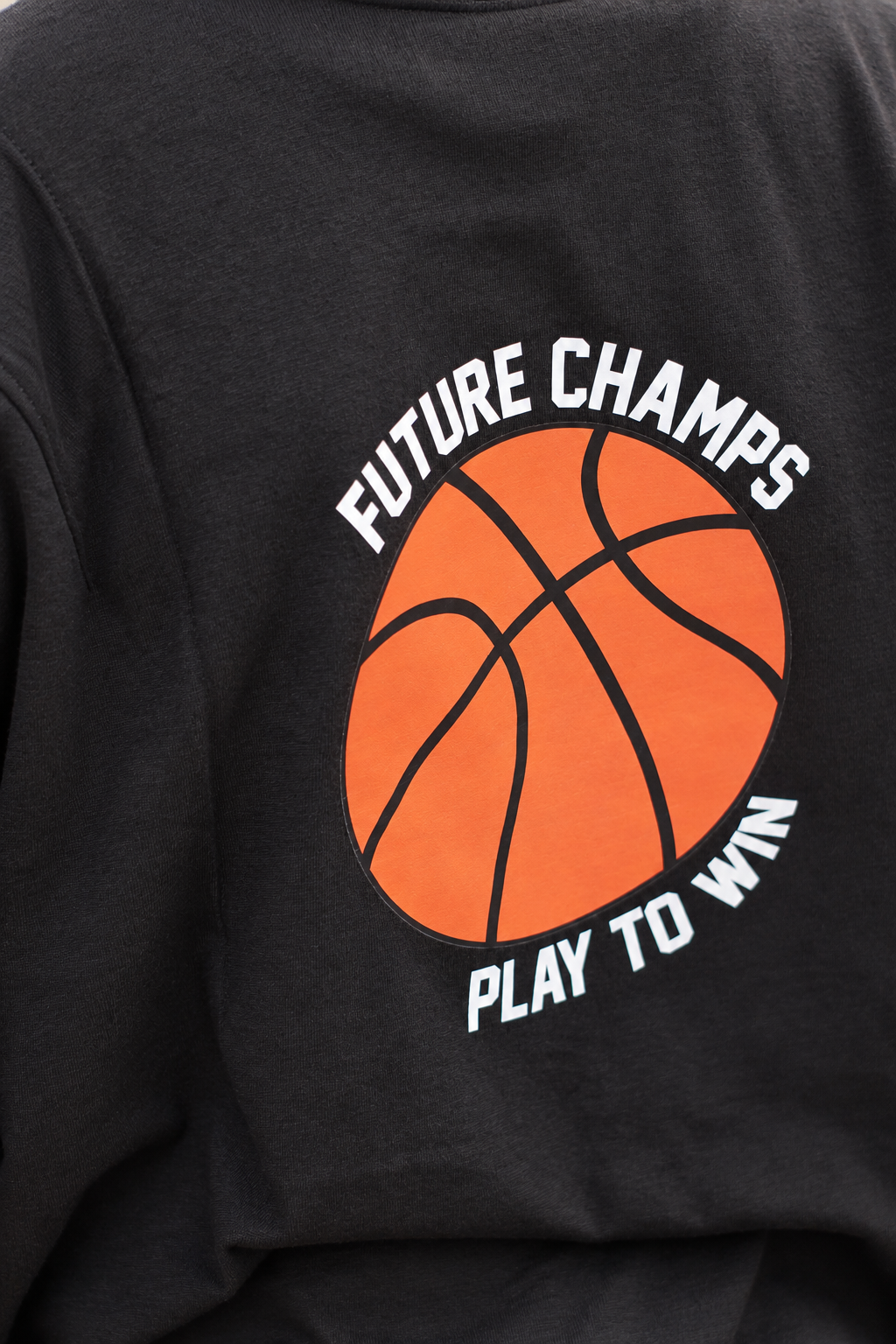 Camiseta Semi Oversize Future Champs para niños, tallas 8 a 12 Negro
