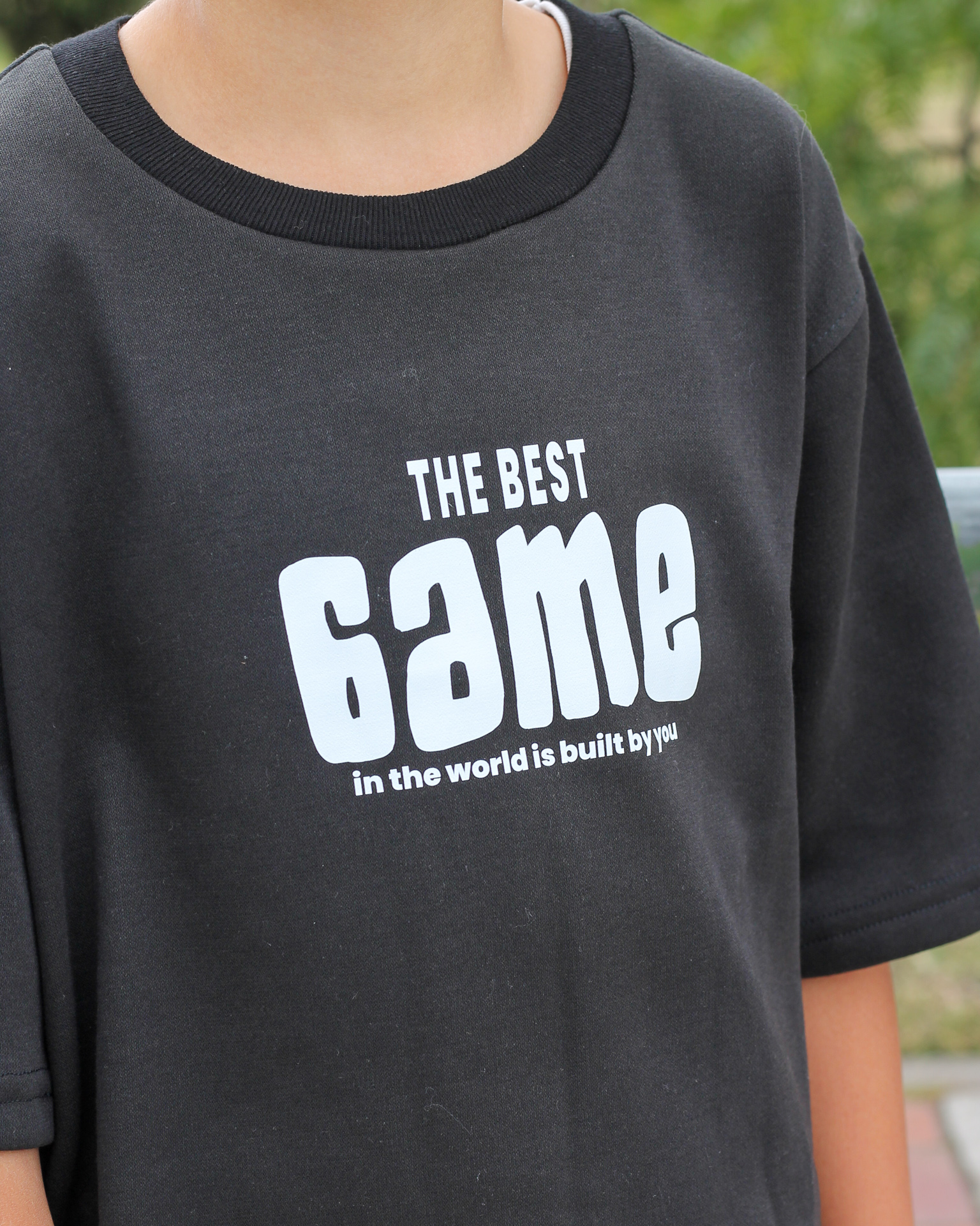 Set Game para niños, tallas 8 a 12 Negro